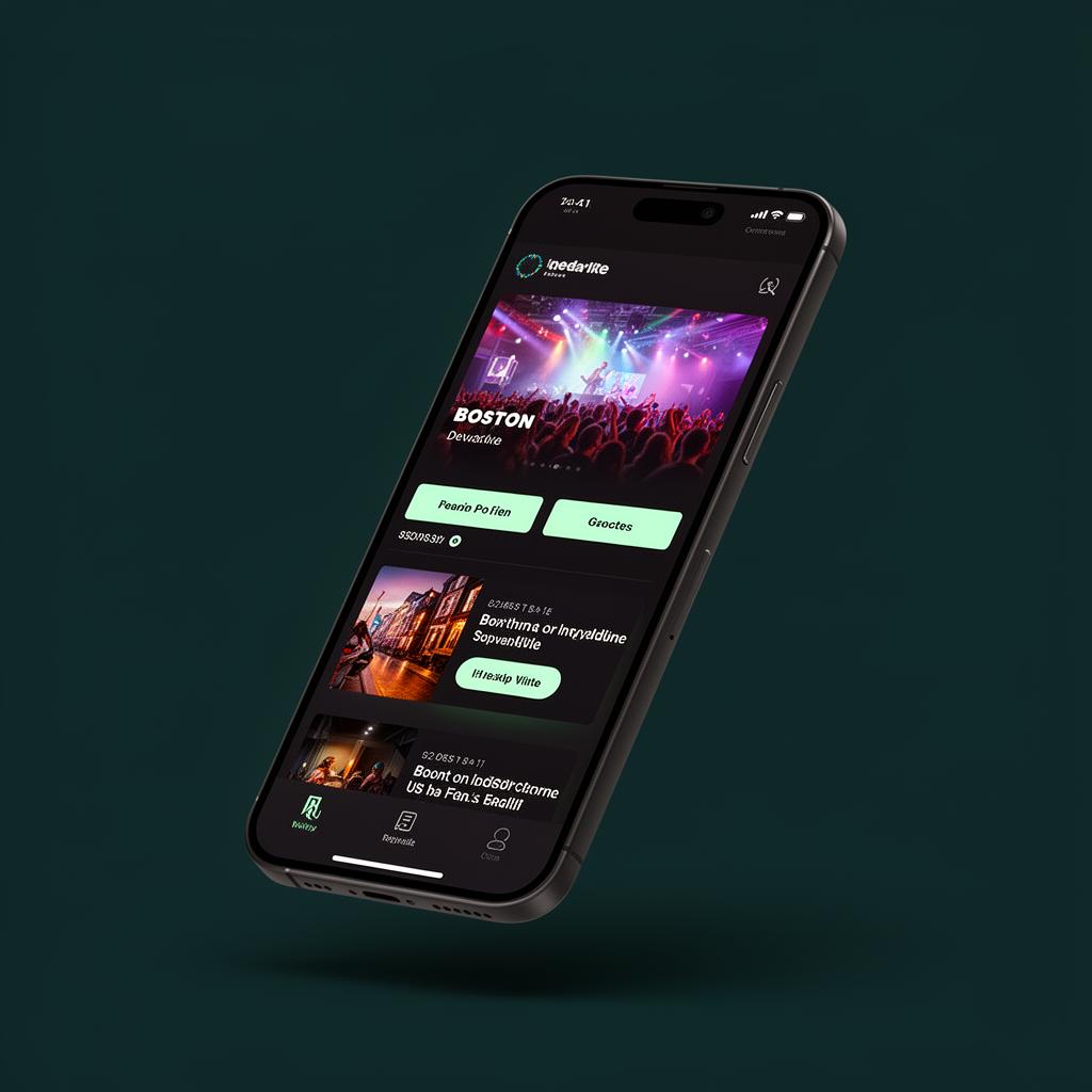 Lantix mobile app on iPhone